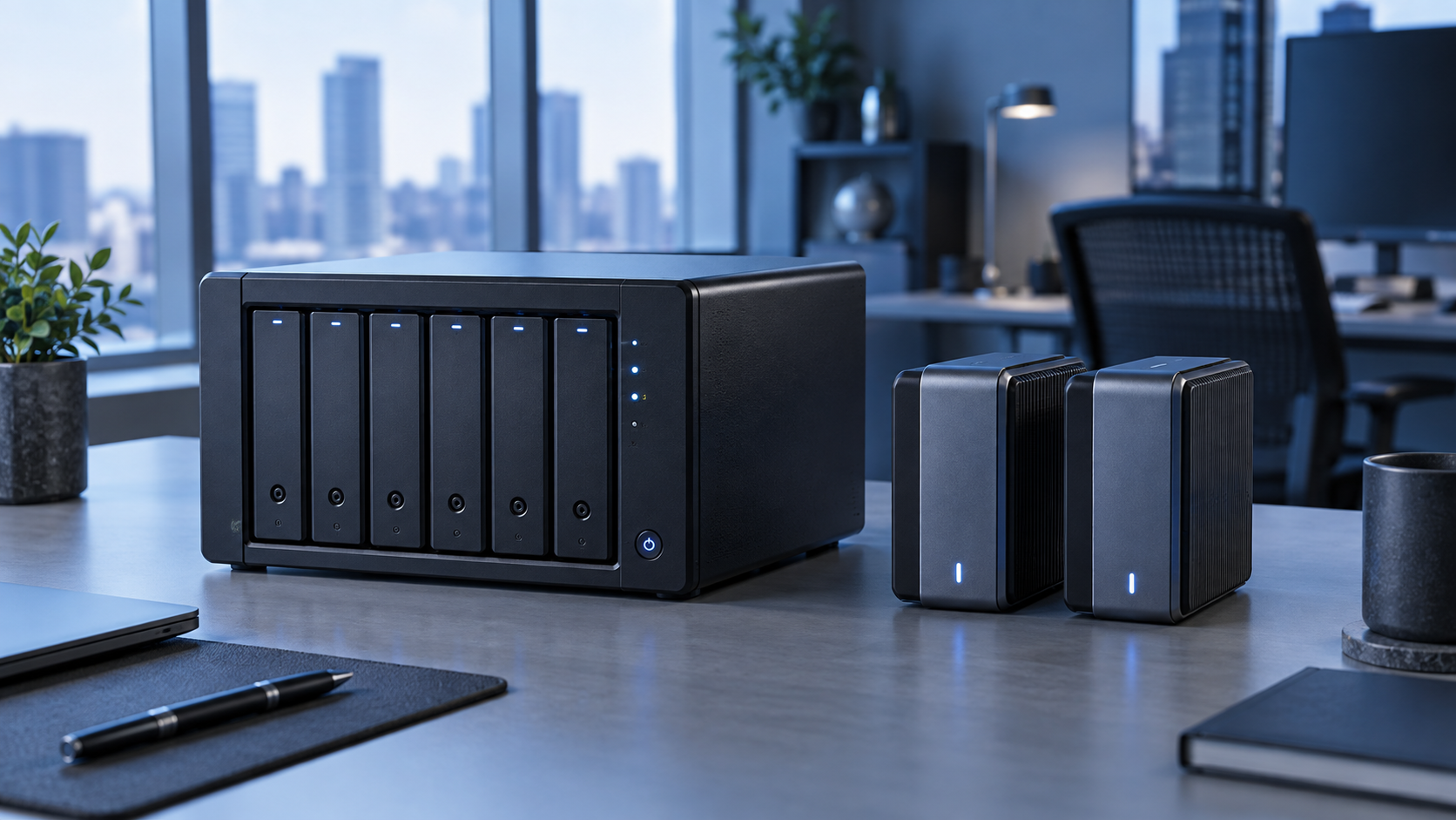 Network storage and backup devices